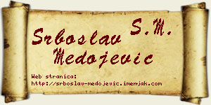 Srboslav Medojević vizit kartica